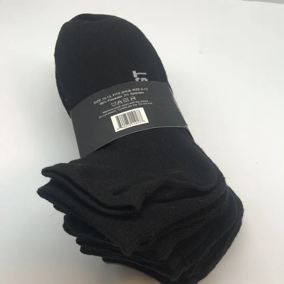 2(X)IST MENŚ 10 PAIR NO SHOW SOCKS SIZE 10-13 - Picture 5 of 14